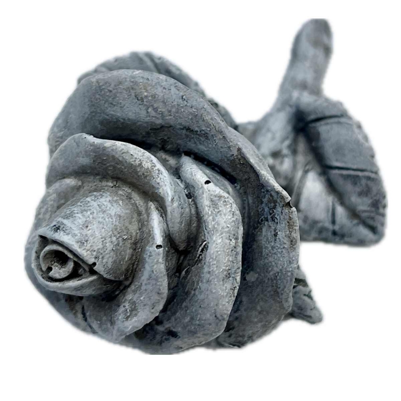 Dekorace na hrob – pietní růže 11 cm