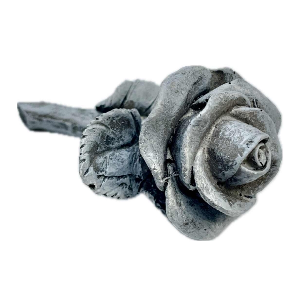 Dekorace na hrob – pietní růže 11 cm