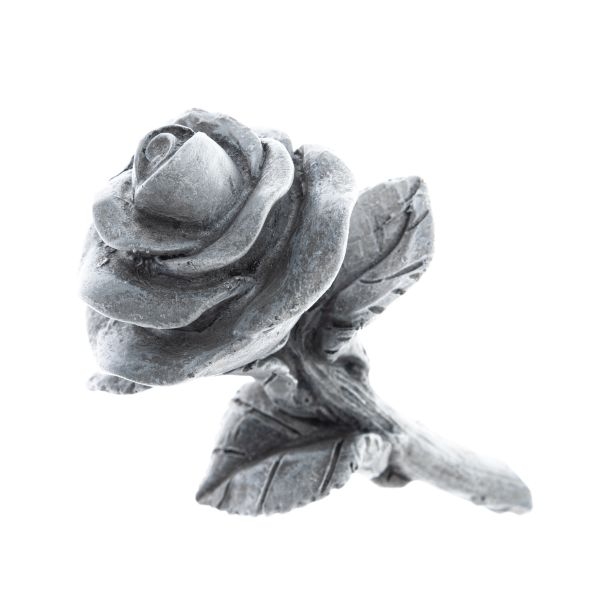 Dekorace na hrob – pietní růže 11 cm