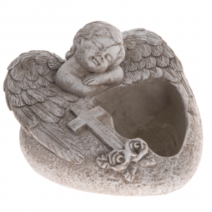 Dekorace na hrob ve tvaru srdce