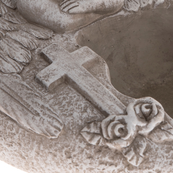 Dekorace na hrob ve tvaru srdce