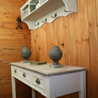 Dekorace na podstavci - artyčok 28cm