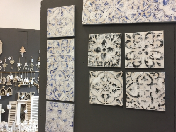 Dekorace na zeď 34x34x2cm