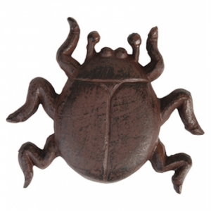 Dekorace na zeď brouk druhý 10,7 x 2,1 x 10,6 cm litina