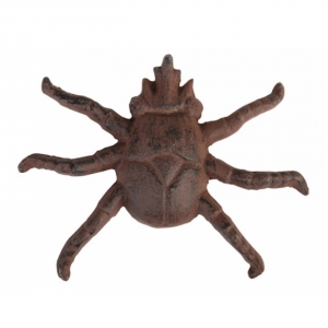 Dekorace na zeď brouk první 10,7 x 2,1 x 10,6 cm litina