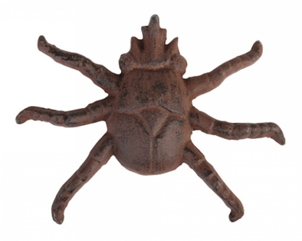 Dekorace na zeď brouk první 10,7 x 2,1 x 10,6 cm litina