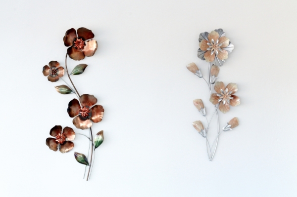 Dekorace na zeď květina 76cm