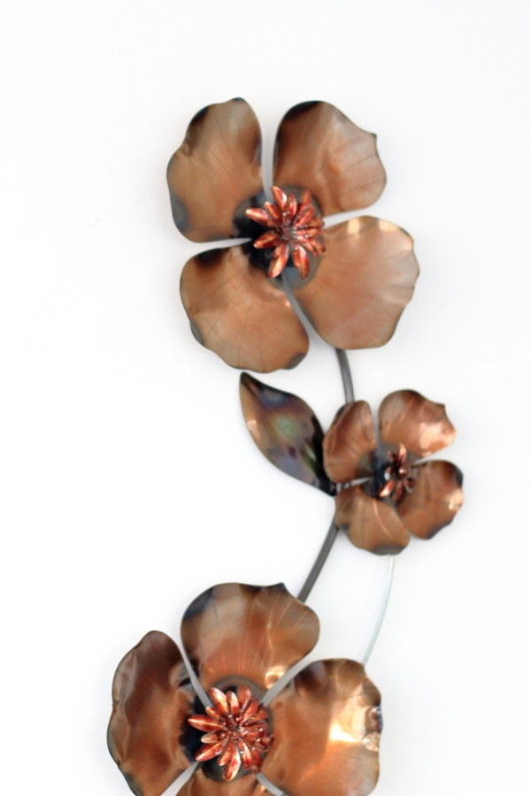 Dekorace na zeď květina 76cm