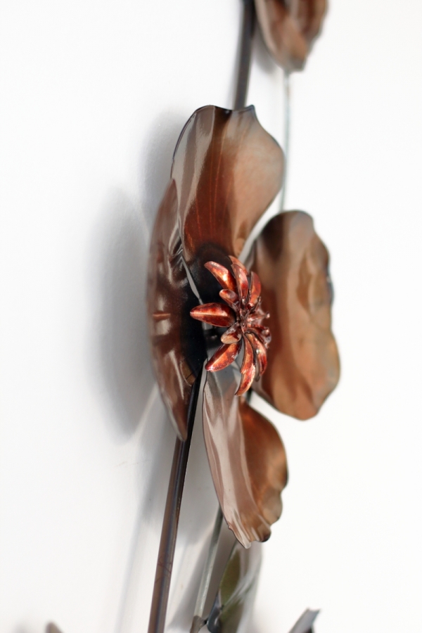 Dekorace na zeď květina 76cm