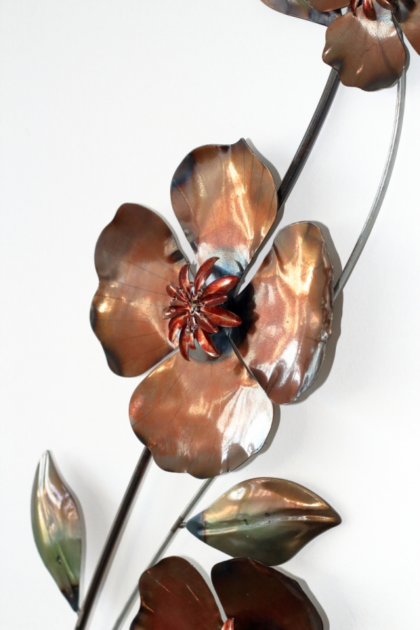 Dekorace na zeď květina 76cm