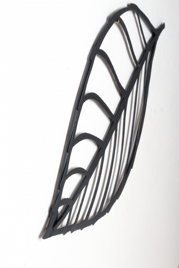 Dekorace na zeď list 24x50cm