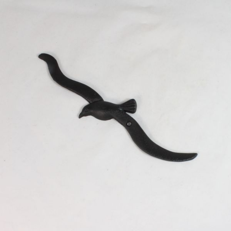 Dekorace na zeď racek litina 26,5x6cm