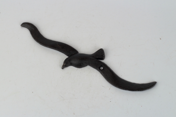 Dekorace na zeď racek litina 26,5x6cm