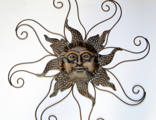 Dekorace na zeď slunce 65x1x65cm