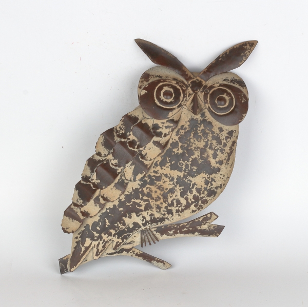 Dekorace na zeď SOVA 27x41x4cm