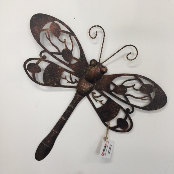 Dekorace na zeď vážka 40x40cm