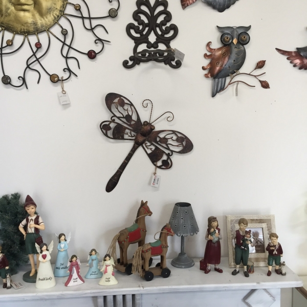 Dekorace na zeď vážka 40x40cm