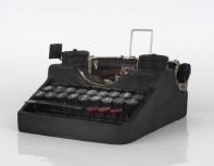 Dekorace psací stroj 8x8x14cm 