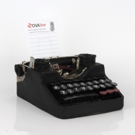 Dekorace psací stroj 8x8x14cm 