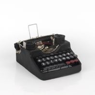 Dekorace psací stroj 8x8x14cm 