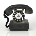 Dekorace retro telefon 12x12cm