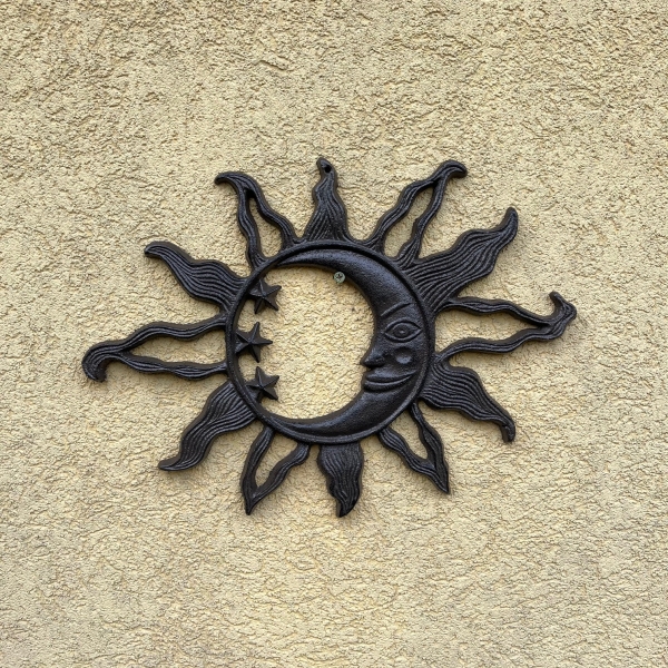 Dekorace slunce na zeď 36x26cm