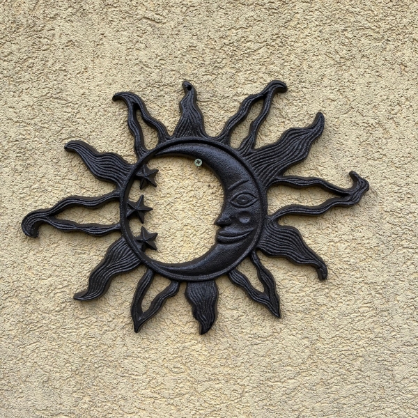 Dekorace slunce na zeď 36x26cm