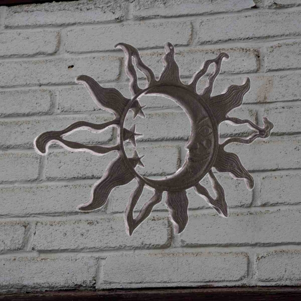 Dekorace slunce na zeď 36x26cm