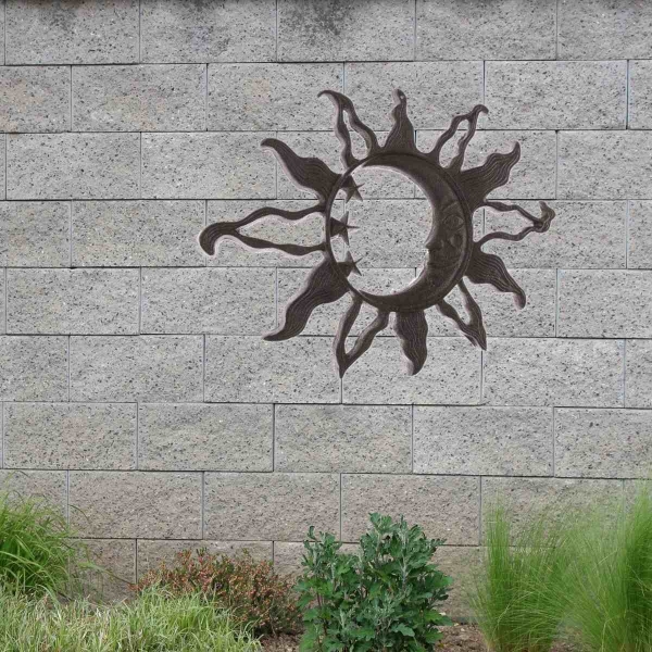 Dekorace slunce na zeď 36x26cm