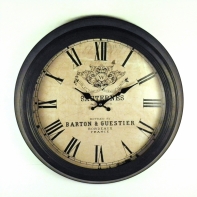 Dekorační hodiny kovové 47 cm