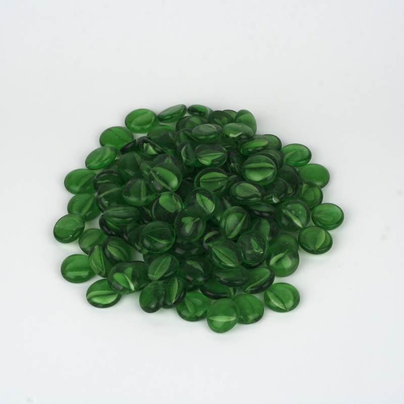 Dekorační kamínky 260gr zelené