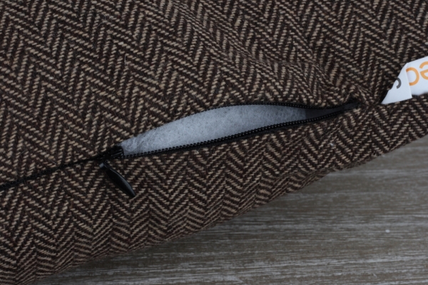 Dekorační polštář hvězda hnědý 45x45cm