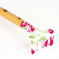 Dekorační sada do květináče - sada nářadí rýček a hrábě