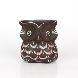 Dekorační soška sova 10cm