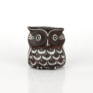 Dekorační soška sova 8cm