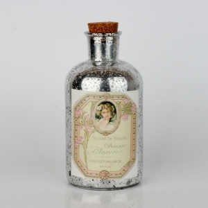 Dekorativní skleněná láhev 17cm