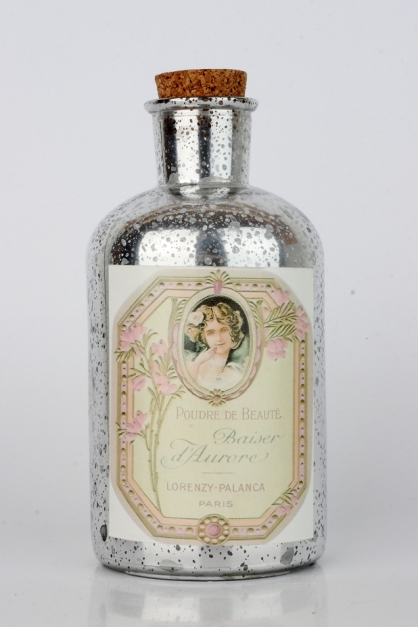 Dekorativní skleněná láhev 17cm