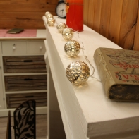 Dekorativní vánoční osvětlení koule 130cm 