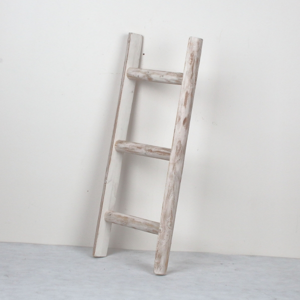 Dekorativní žebřík bílý 75cm