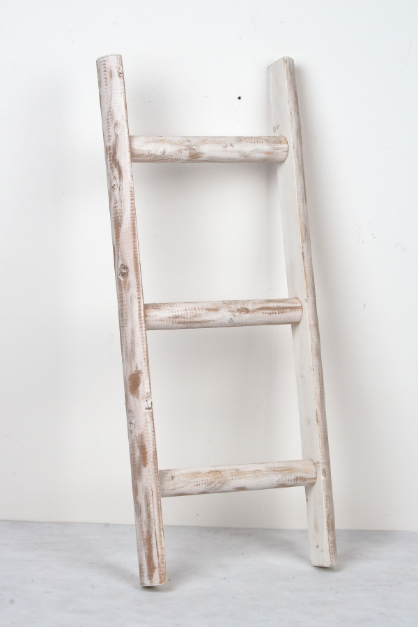 Dekorativní žebřík bílý 75cm