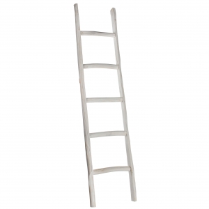 Dekorativní žebřík bílý 