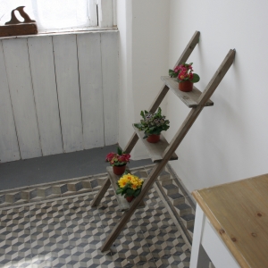 Dekorativní žebřík hnědý 120cm