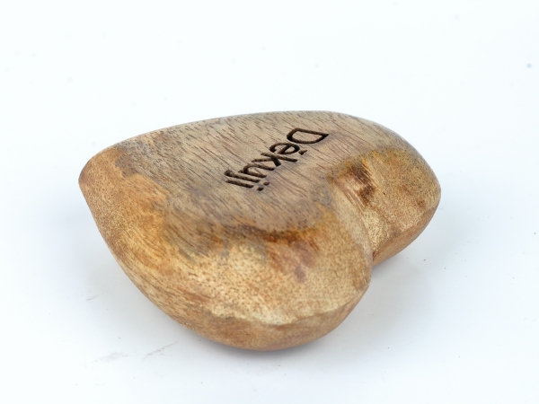 Děkuji - srdce 7 x 7 x 3 cm