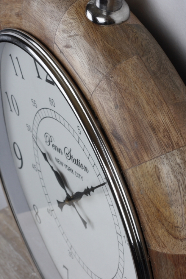 Designové interiérové kapesní hodinky Penn Station 45x60cm ruční výroba