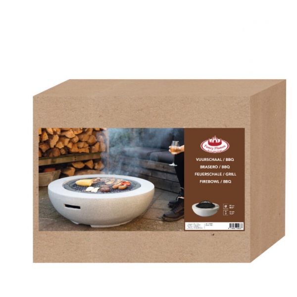 Designové ohniště s poklopem 90x90x43cm