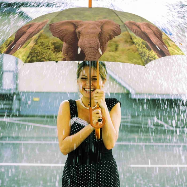 Deštník africká zvířata s motivem slona