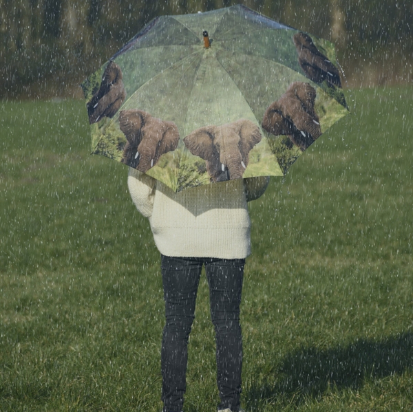 Deštník africká zvířata s motivem slona