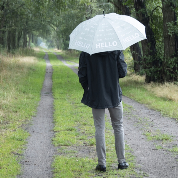 Deštník HELLO 105 x 105 x 85,1 cm reflexní