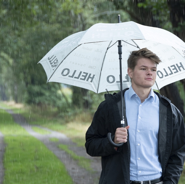 Deštník HELLO 105 x 105 x 85,1 cm reflexní