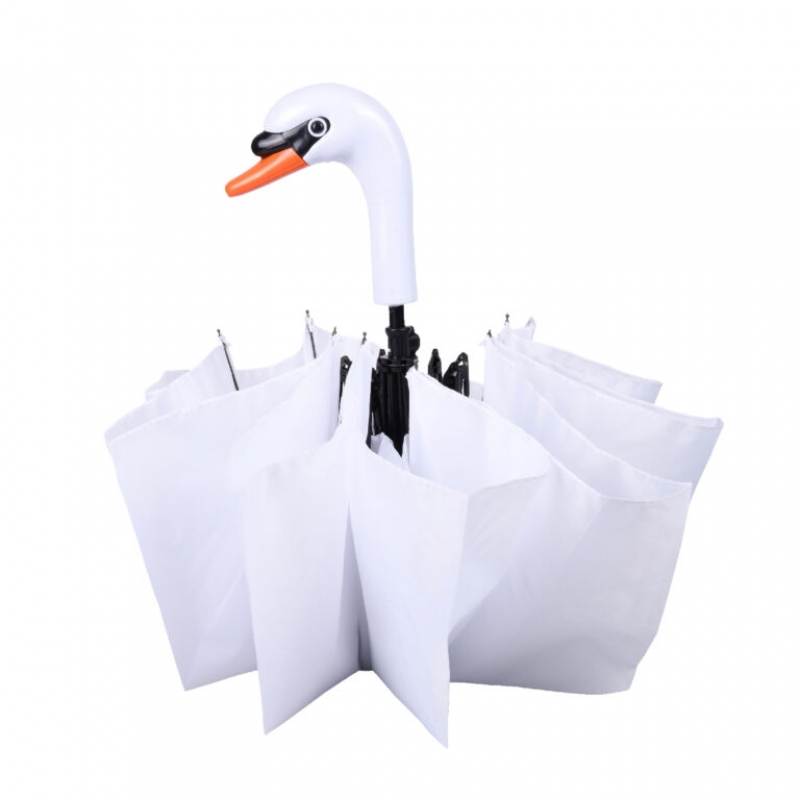 Deštník labuť 96,5 x 96,5 x 69 cm skládací